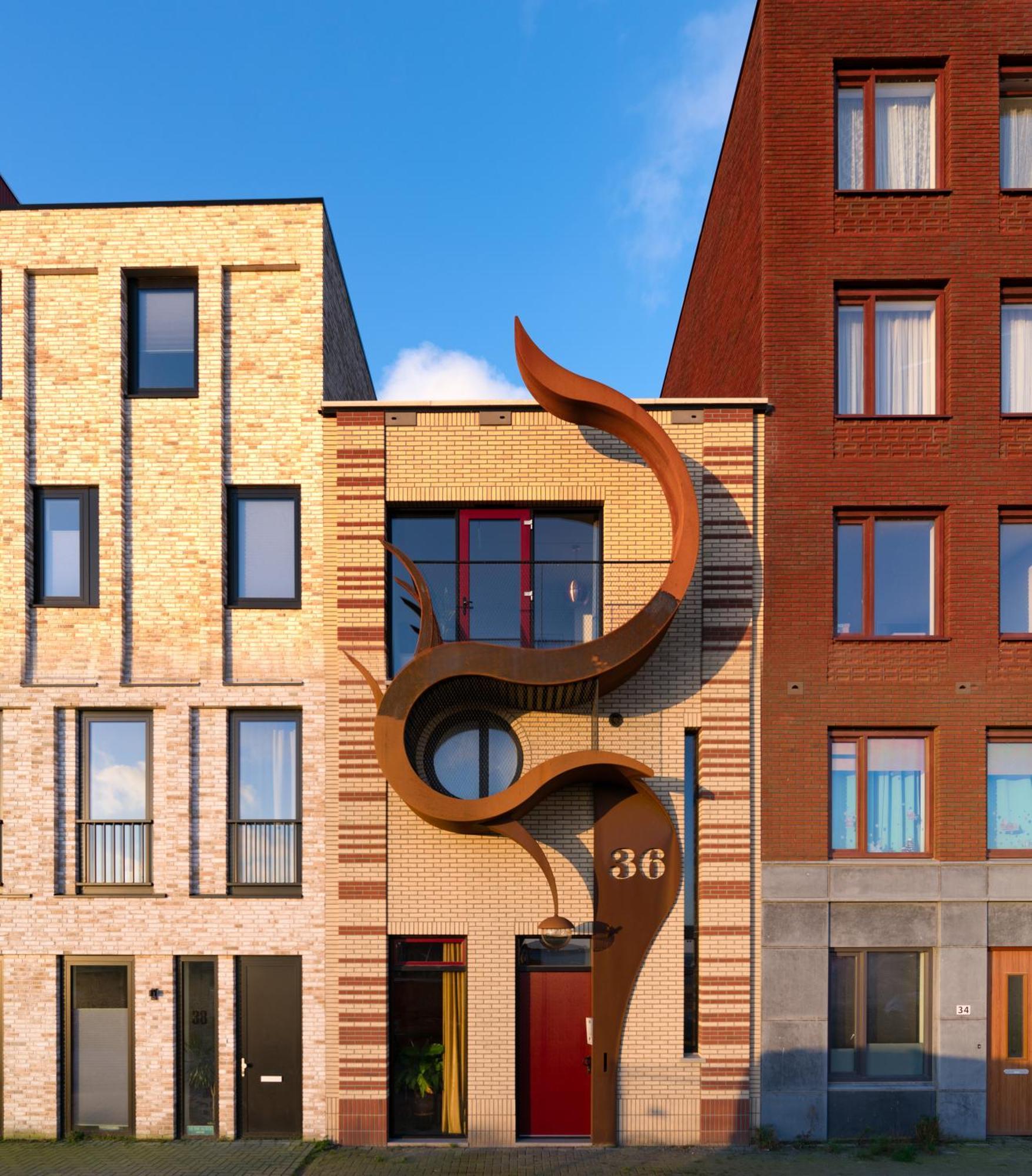 Huis Met De Krul Amsterdam Luaran gambar